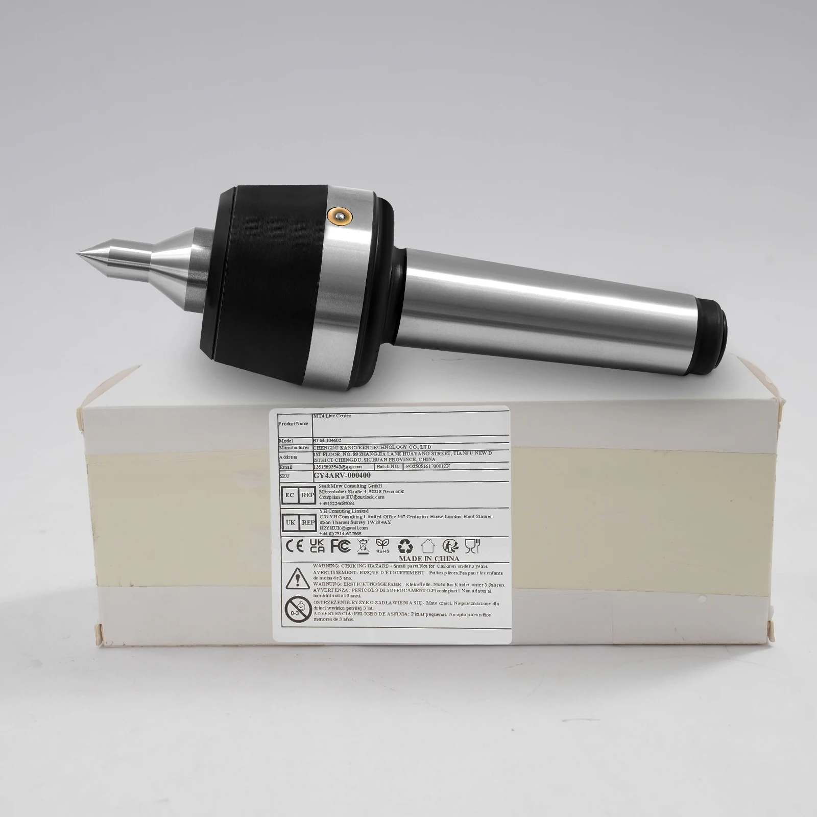 MT4 Torno CNC de 60 graus Live Center Ferramenta CNC de torno MT4 resistente e durável