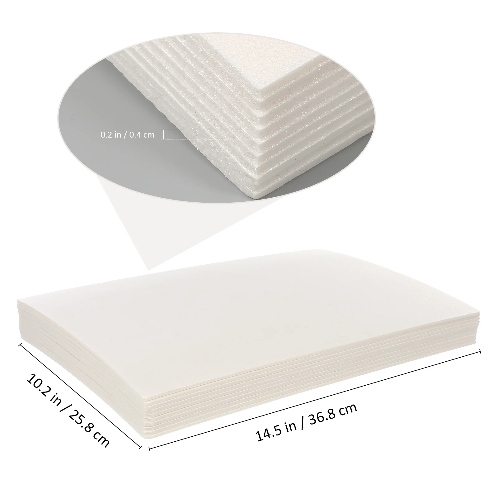 10 pcs Blow Molding Board 8K Size Plastic Blank Boards For Crafting Diy Projects Presentation Display Printmaking Sheet Craft