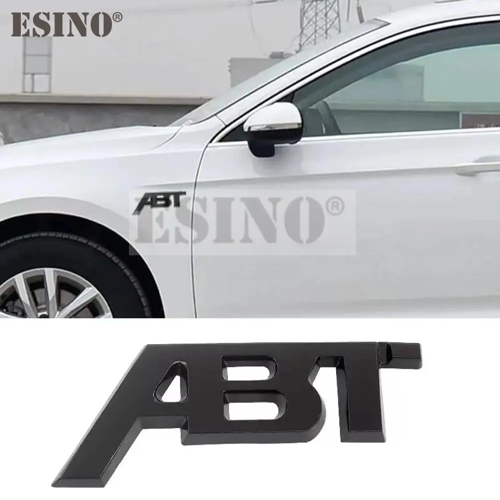 Metal Zinc Alloy Car Sticker, Emblema adesivo, Emblema decalque, Pára-choque do carro, Corpo do tronco, Emblema da bagageira para esportes ABS