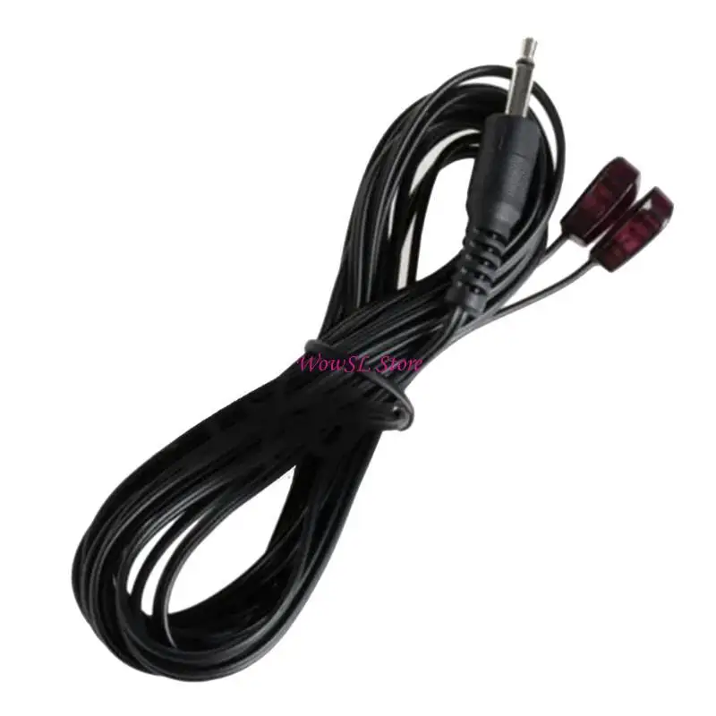 3.5mm Dual IR Remote Control Receiver For TV Set Video Recorder HX5E