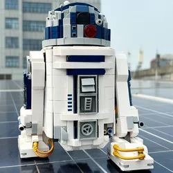 1190 Uds Miniso Disney Galaxy SPACE Robots de batalla MOC R2D2-Droid modelo bloques de construcción DIY juguete para regalo Set