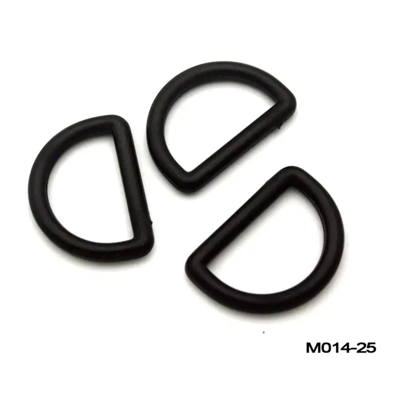

150 шт. Регулируемая пряжка для ремня для рюкзака, пластиковая пряжка, черная лента с D-образным кольцом, 25 мм, 1 дюйм, стандартная,
