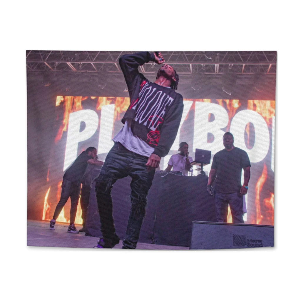 Playboi Carti Tapestry landscape wall hanging cloth bedroom wall decoration room decoration outdoor picnic mat beach sheets