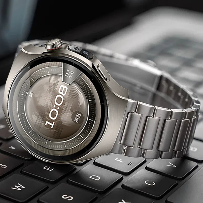 

Браслет из нержавеющей стали 22 мм для Huawei Watch 5 46 мм GT5 4, роскошный металлический ремень для Mi Watch 2Pro S4 S3 S2 S1 Pro/Mi Watch Color