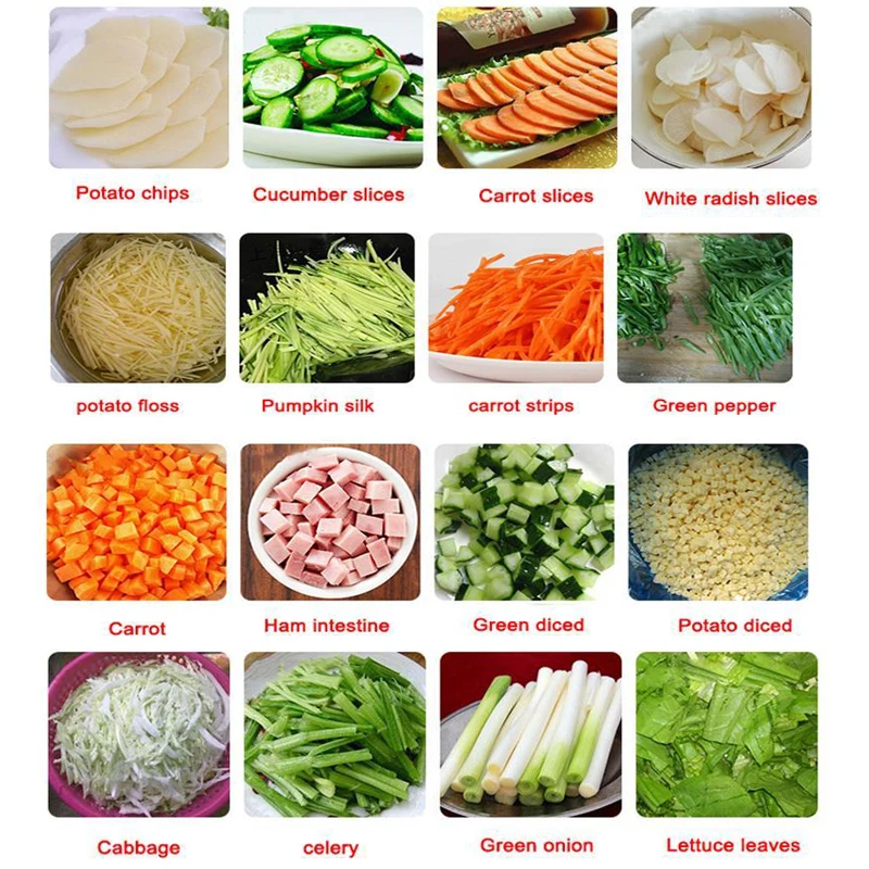 เครื่องตัดกะหล่ำปลีอุตสาหกรรม เครื่องตัดผักแบบสองหัว