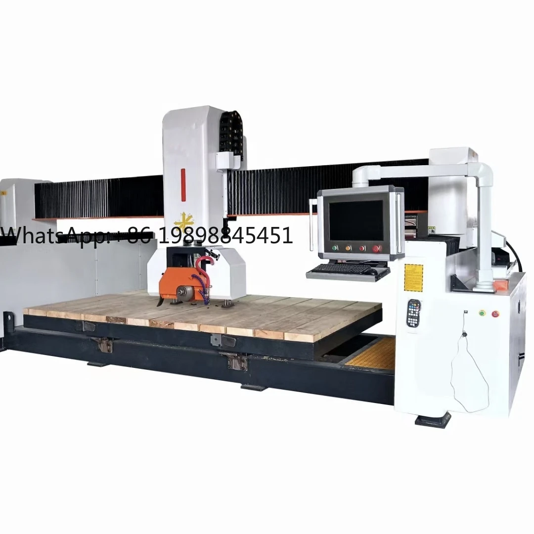 Fabriklieferant 5-Achsen-Brückensäge CNC-Steinschneidemaschine für Küchenarbeitsplatten aus Marmor, Granit, Quarz