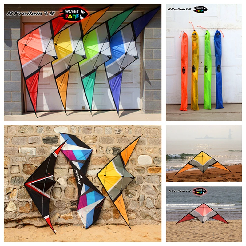 

free shipping 250cm dual line stunt kite loudy large pull Freilein sweetbomb kite professional kites Outdoor toys sports kite