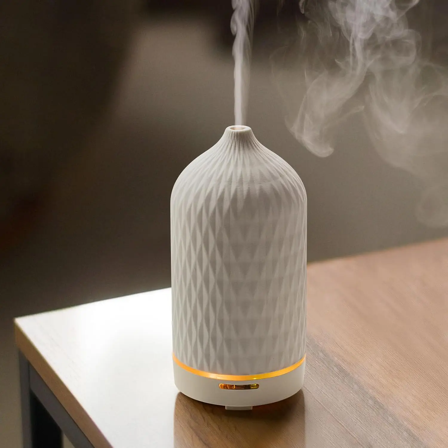 2026 New Upgrade Essential Oil Diffuser,Handcrafted Ceramic Diffuser,120ml Ultrasonic Cool Mist Humidifier,Aromatherapy With