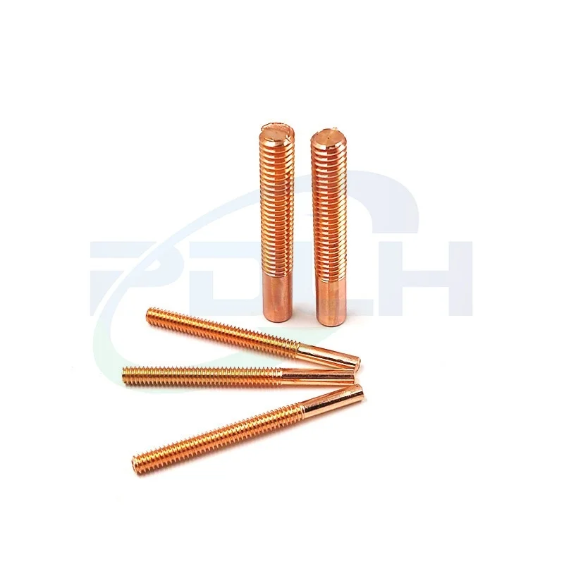 1PCS EDM Threaded Electrode Rod Copper Thread Electrode for Spark Erosion Machine Thread Tapping Electrode Spare Parts