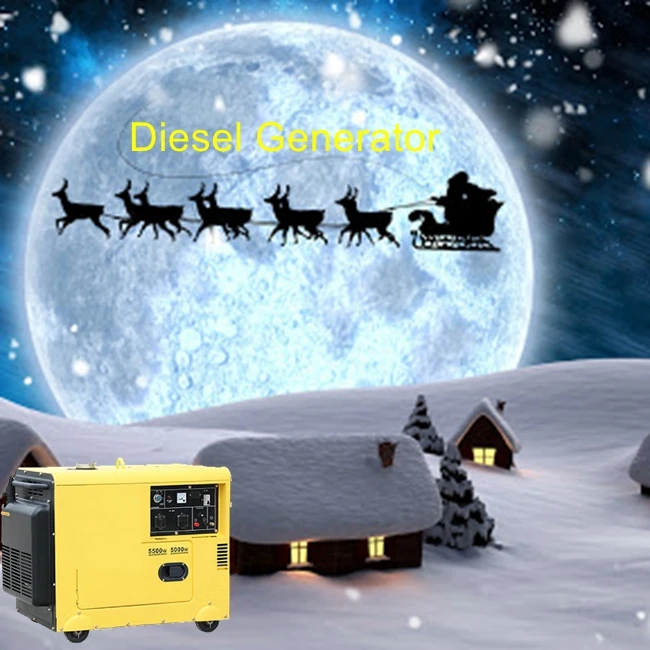 2.5kw 3kva Portable Silent  Engine Generator for Christmas Store Mall