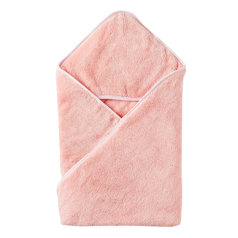 Personalized Embroidery Baby Cape Custom Name Children\'s Bath Towel Cloak Quick-Drying Coral Velvet Robe Cape Darling Hooded