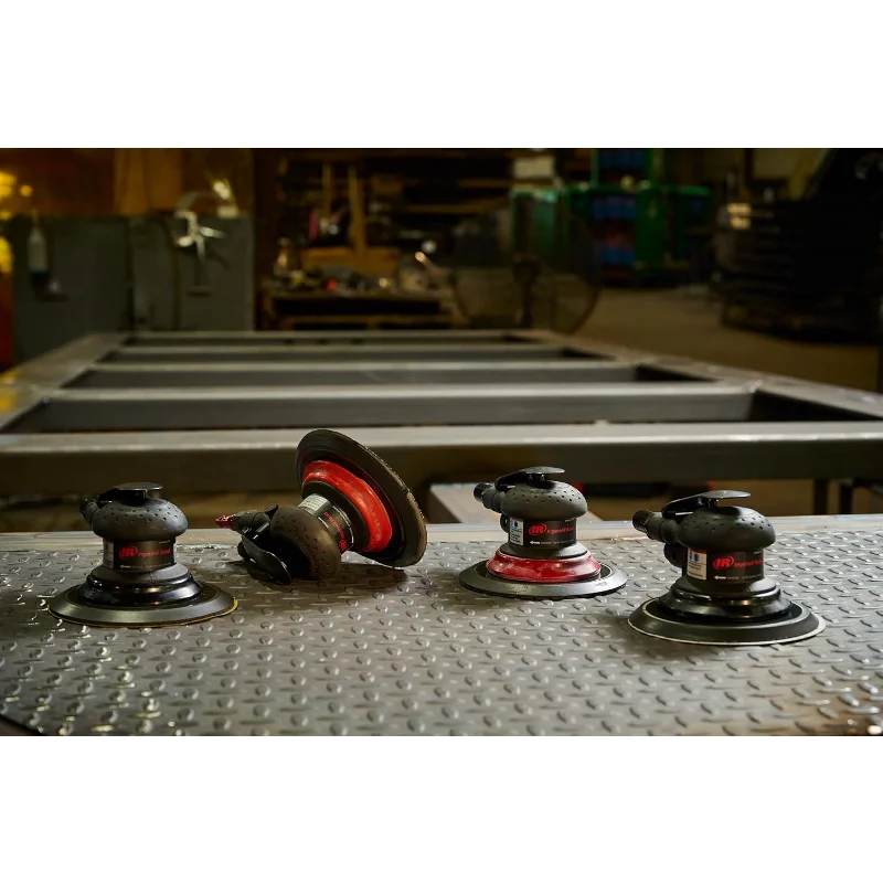 Ingersoll Rand 4152-HL Composite 6-Inch Orbital Palm Pneumatic Sander with Hook and Loop Pad