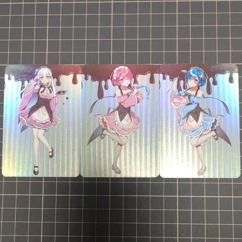 

Re:ZERO - Начало жизни в другом мире Rem ACG Diy Self Control Collect Signature Trading Флэш-карта Аниме Мультфильм Подарок