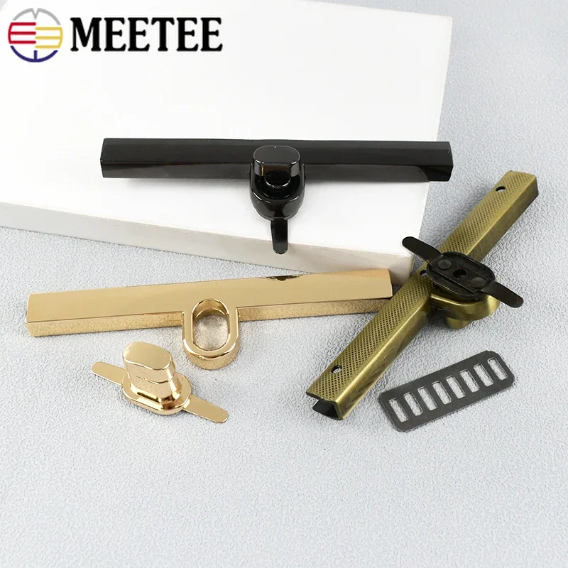 

1-10Pcs Meetee Handbag Lock Clasp 95mm Metal Frame Buckle Bag Purse Wallet Hook Closure Decoration Twist Snap DIY Hardware Craft