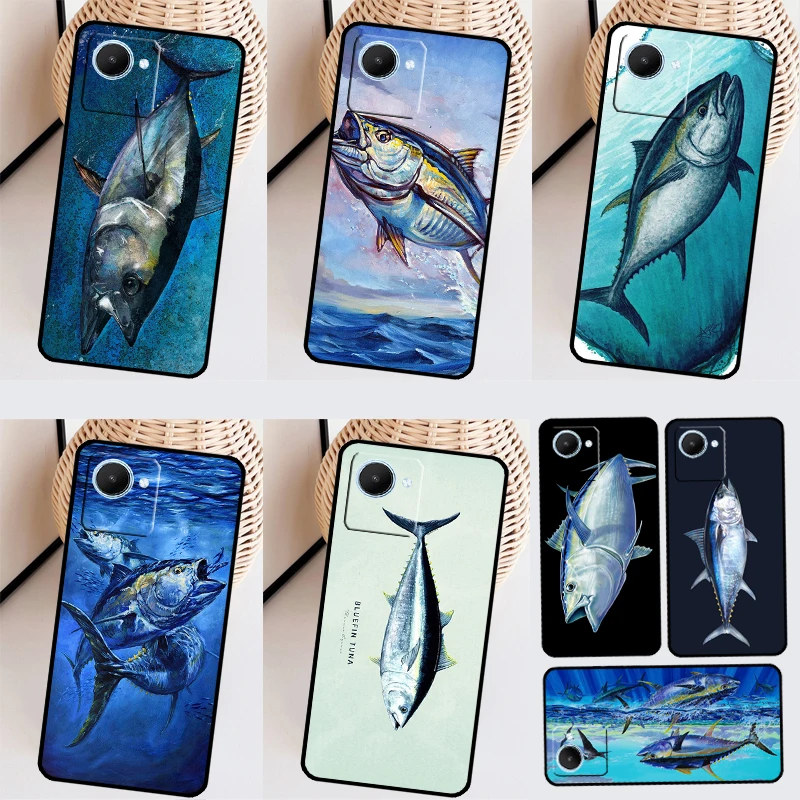 Bluefin Tuna Case For Realme GT Neo 5 3 2 T 9 10 11 Pro Plus C11 C15 C21 C25Y C30 C31 C33 C35 C53 C55