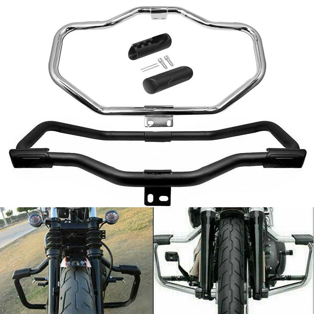 

Motorcycle Mustache Engine Guard Highway Crash Bar For Harley Sportster XL1200 XL Iron 883 Custom 48 72 2004-2018 2017 2016 2015