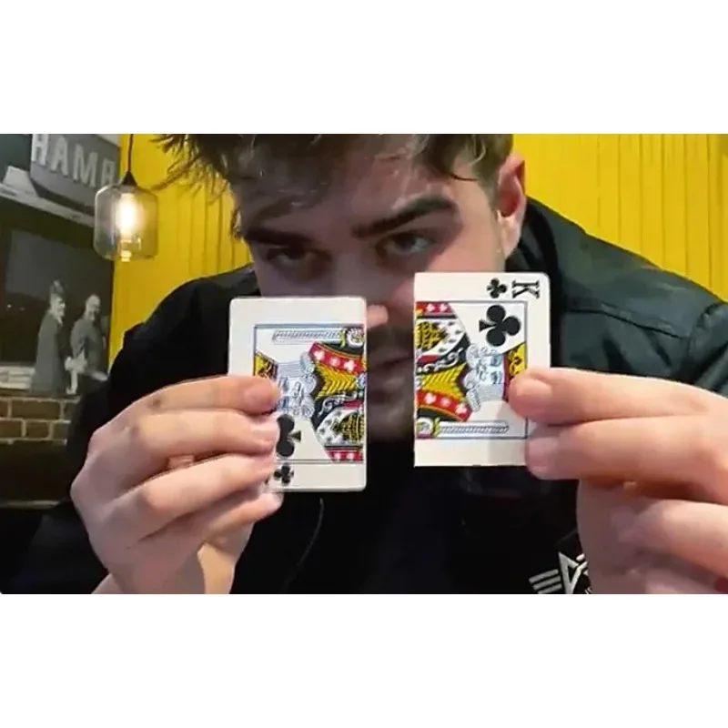 منظور بطاقة جوليو مونتورو خدعة سحرية عن قرب ماجيك ماجيا الوهم للتحايل الساحر الدعائم التبعي #4