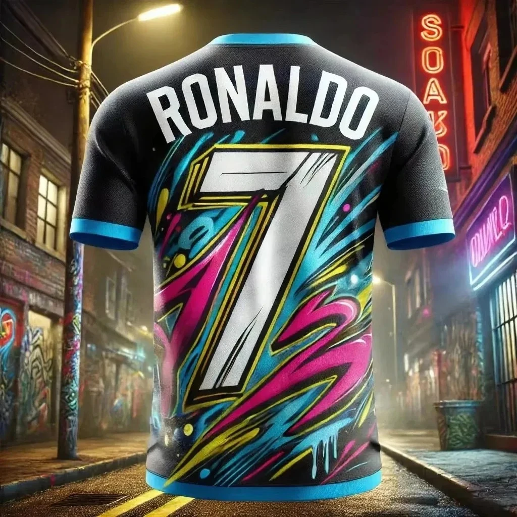 2026 أسلوب رياضي الموضة #   7 تي شيرت جيرسي تذكاري ثلاثي الأبعاد مطبوع كاجوال مريح للرجال والنساء