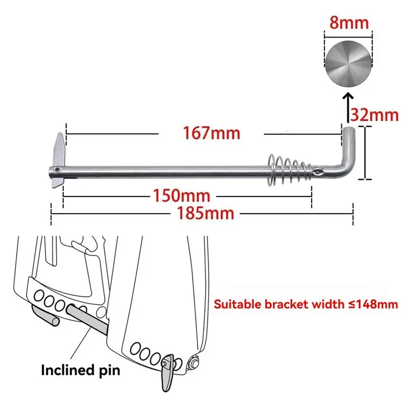 A11M-16198004 Tilt Pin Thrust Rod 8150931