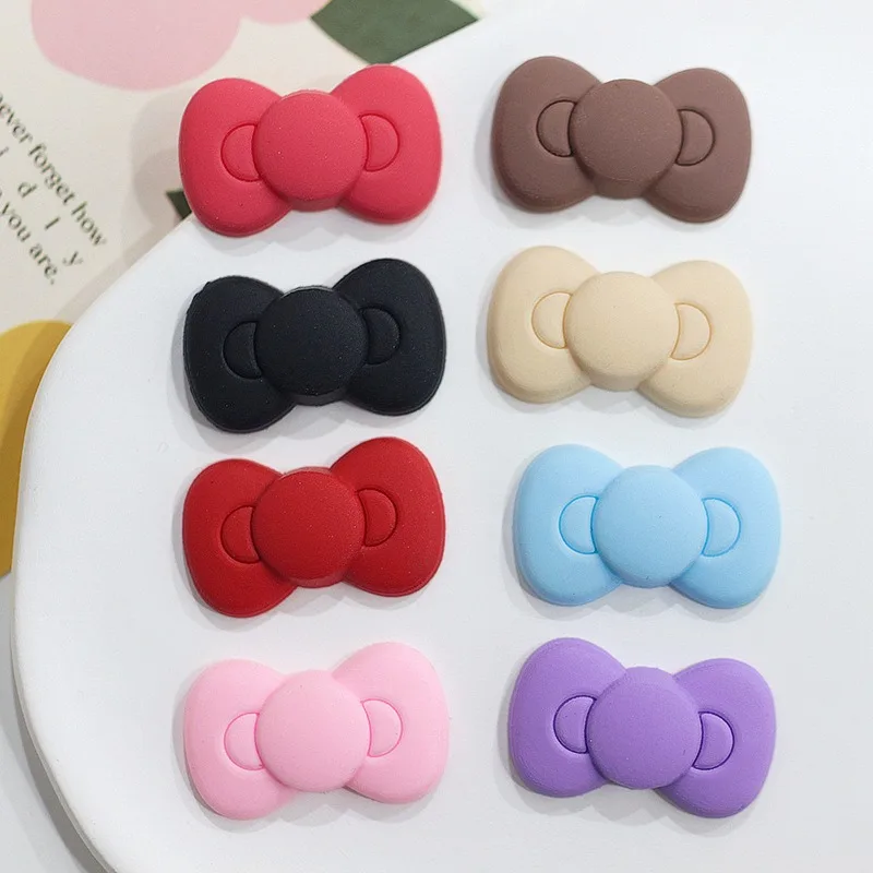 

10pcs Hello Kitty Bow Soft Adhesive Patch Fashion Cartoon Phone Case Hole Slippers Accessories Water Cup Accessories Wholesale