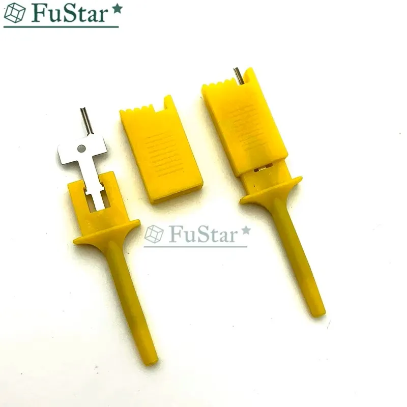 12 Teile/los Seite Nadel Test Haken Mini Grabber Kits SMD IC Test Haken Clip Jumper Sonde Logic Analysator Testen Zubehör Clip heißer – Detail 4