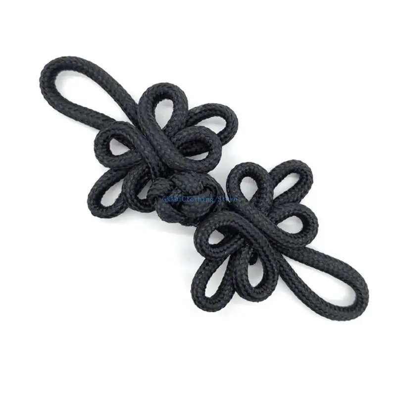 Handmade Chinese Knot Buttons for Crafts - close-up view