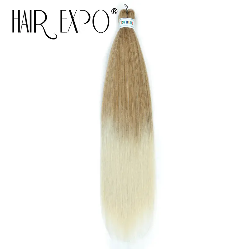 26Inch Easy Braids Hair Synthetic Colourful Pre Stretched Braiding Hair Extensions Jumbo Braids Ombre Yaki Long Straight Hair - Image 39