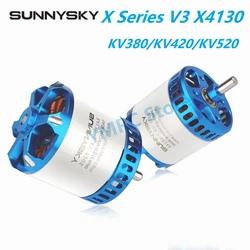 SunnySky X Series V3 X4130 KV380/KV420/KV520 6S Brushless Motors for RC Drone 70-90E 3D 3A Airplane Fixed Wing Helicopter