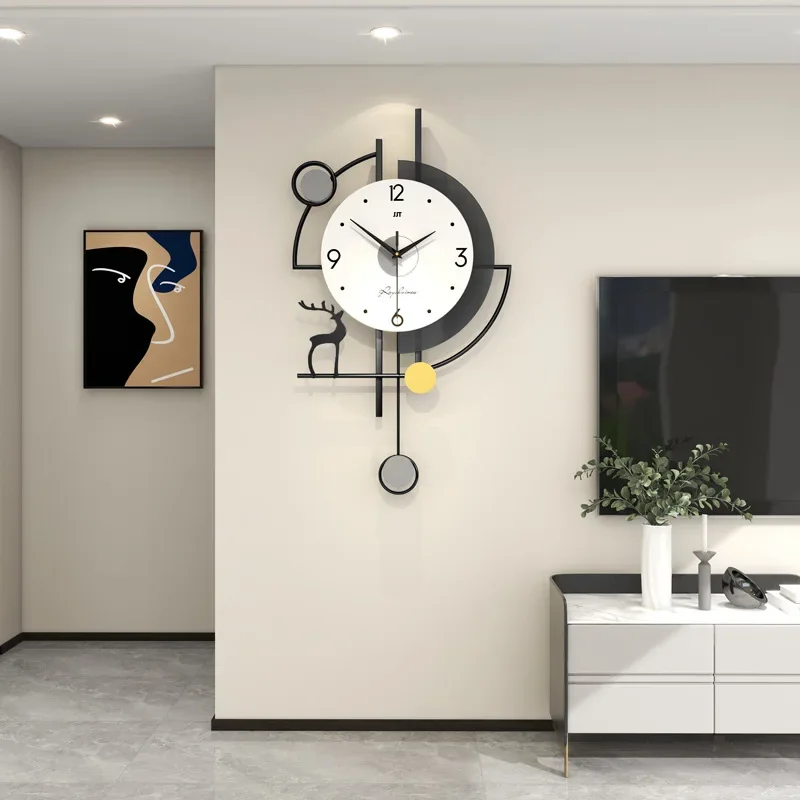 Modern Large Wall Clocks Silent Luxury Aesthetic Unique Clock Wall Art Elegant Stylish Clocks Living Room Watches Decoration