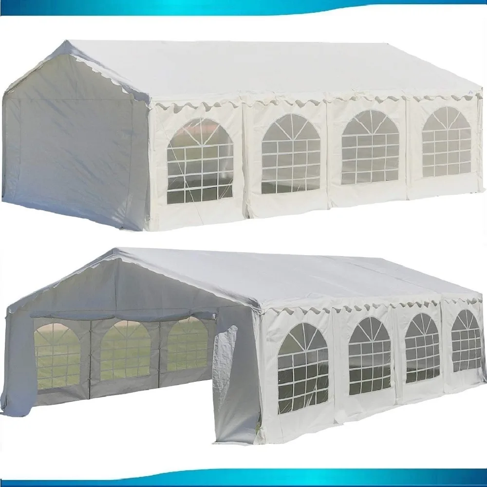 

Party Tent Heavy Duty Upgraded Galvanized Gazebo Wedding Tent Canopy Big Tents Carport Outdoor Event Shelter