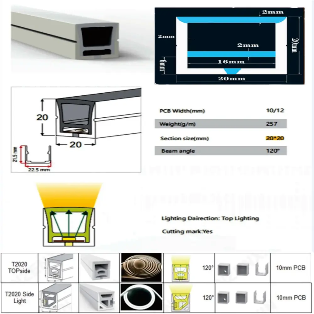 LED Neon Soft Lamp, tubo flexível, sinal de sílica Gel, impermeável, Strip Light, decoração ao ar livre, WS2811, WS2812B, 0,5-5m