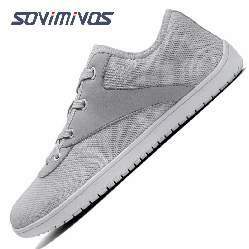 Zapatos descalzos minimalistas Unisex, suela de gota cero, movimiento Natural, zapatos para caminar en forma de pie, zapatillas casuales para correr