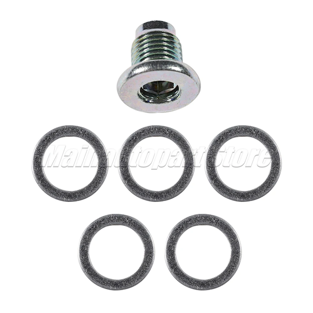 For Mazda 3 6 CX5 CX3 CX8 CX9 99564-1400 Engine Oil Pan Drain Plug Bolt FS50-21-249 Nuts Bolts