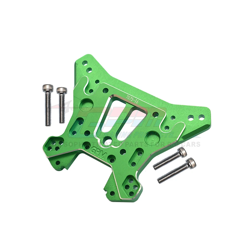 GPM Metal Rear Shock Tower Rear Shock Absorber Bracket Plate 9538 for Traxxas 1/8 Sledge 4WD Monster Truck 95076-4 RC Car