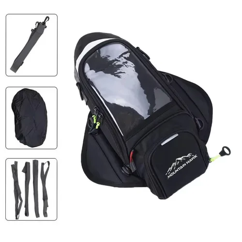 Imagen 2 del producto Nuevo Bolsa de combustible para motocicleta, tanque de navegación para teléfono móvil para GIVI, paquete de depósito de aceite pequeño multifuncional