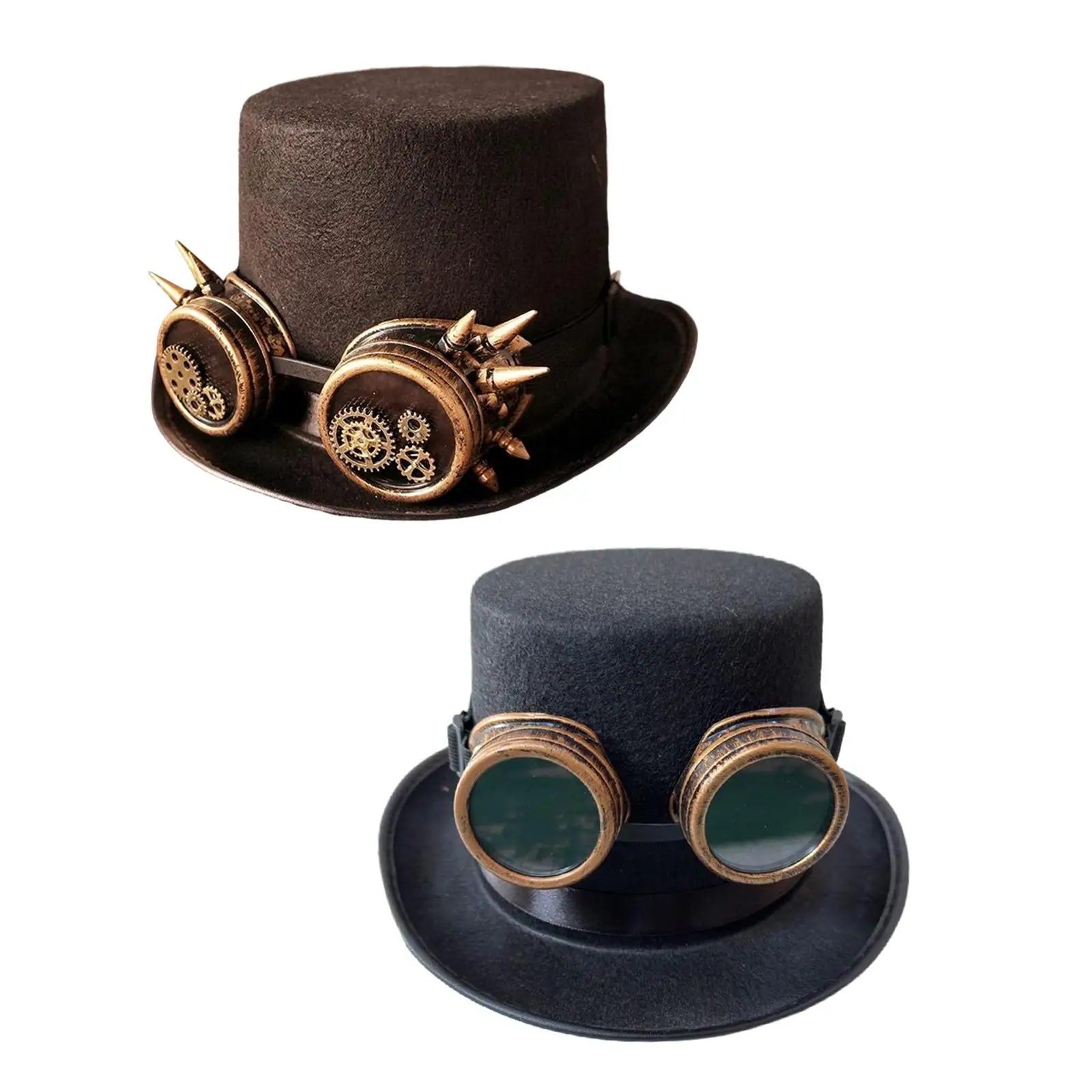 Steampunk Top Hat Size Costume Accessory Headpiece Fedora for