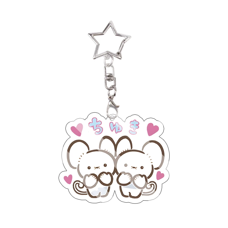 Snorlax Wigglytuff Eevee Acryl-Schlüsselanhänger Kawaii Pachirisu Trendiger Anhänger Taschendekoration Beliebte Modelle Kettenanhänger Geschenk – Detail 23