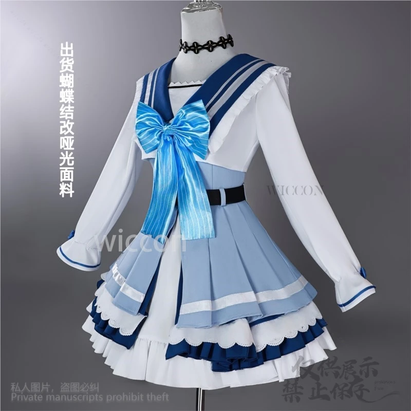 Phoebe nuevo disfraz Cosplay Anime juego Wuthering Waves vestido azul Jirai Kei niñas dulce Lolita lindo uniforme Halloween personalizado