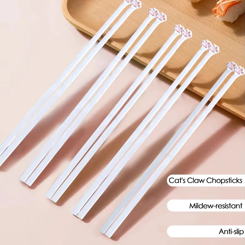 عيدان تناول الطعام الإبداعية على شكل مخلب القط للأطفال المبتدئين عيدان تناول الطعام العملية للتدريب على تعلم عيدان تناول الطعام المساعدة #5