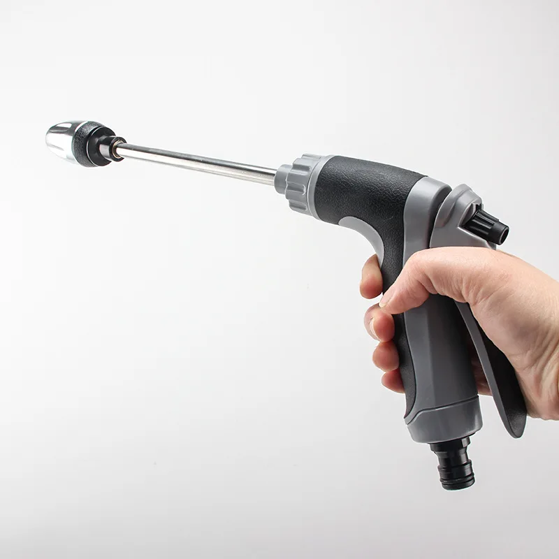 

Metal Extension Rod Rubber Coating Hand Garden Irrigation High Pressure Car Wash Water Gun Household Car Wash Tools