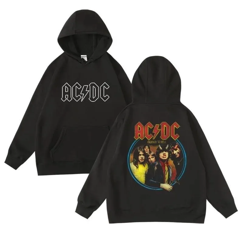 2024 AC-DC Band 51 Rare Vintage Plus Hoodie This about To Rock Lyrics Short Sleeve Unisex Top Tour PWRUP Cotton Shirt