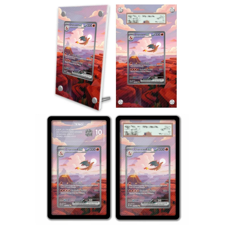 expositor-de-arte-anime-para-pokemon-charizard-scarlet-violet-estojo-protetor-de-acrilico-para-arte-expandida-de-jogos-de-anime-e-chaveiros-de-nivel-de-avaliacao