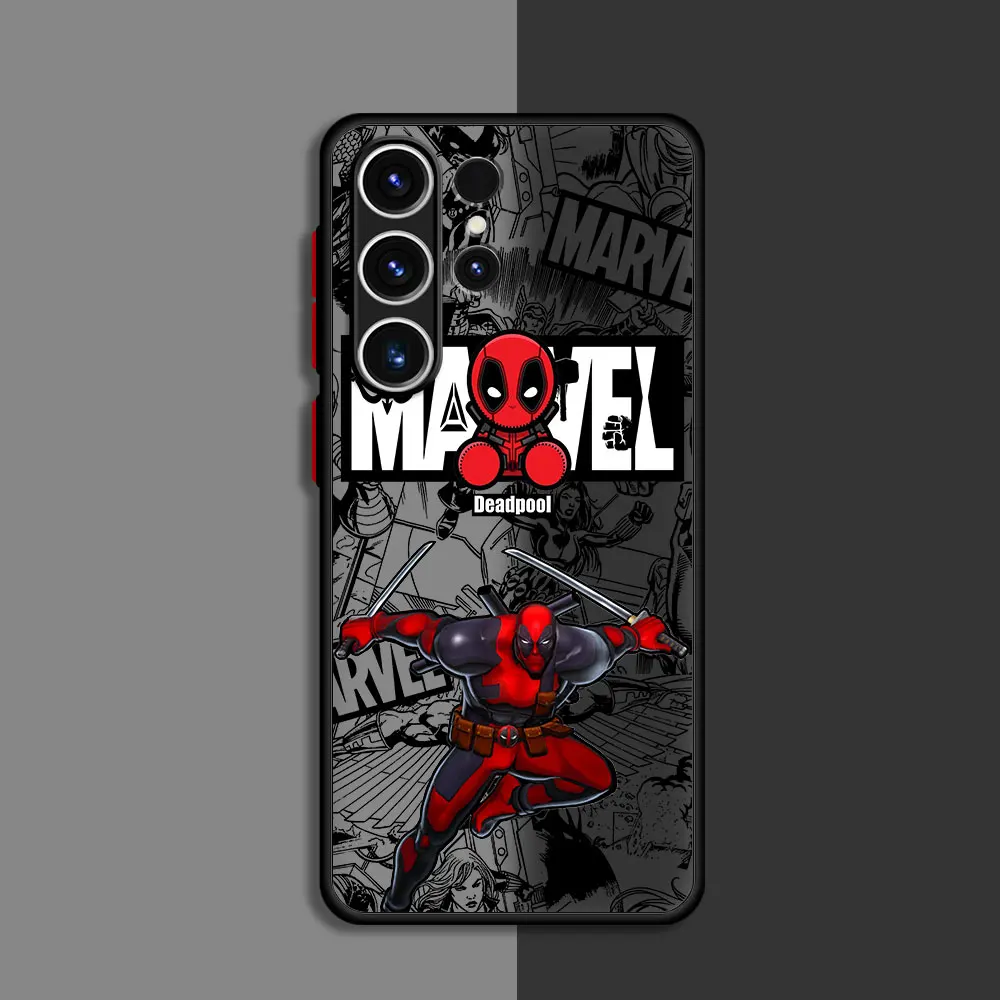 Soft TPU Case for Samsung Galaxy S10 Plus S24 Plus S21 S9 S23 FE S20 FE S23 Ultra S22 S21 Plus Cover Marvel Iron Spider Man