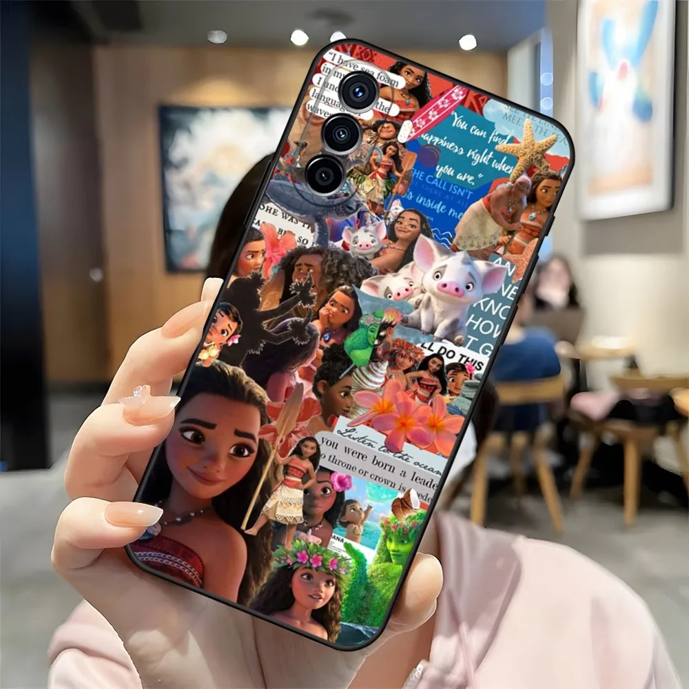 Princess Moana Phone Case 2023 NEW For Huawei P30Pro P50 P40 P20 P10 P9 Y7 Y9S Lite Honor X8 X7 70 Pro Psmart Coque