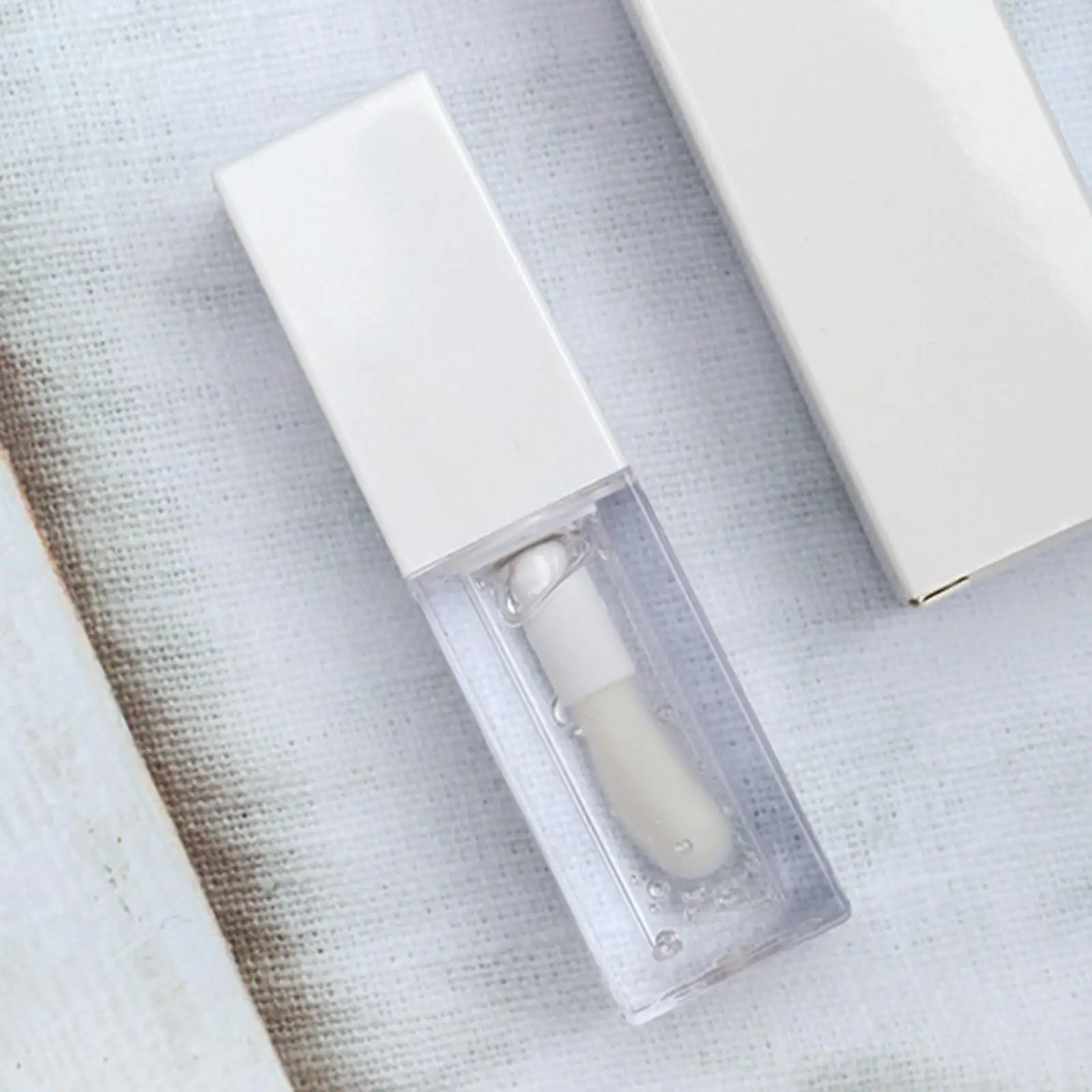 زيت شفاه مرطب وممتلئ ملون غير لزج، فرشاة كبيرة ناعمة لامعة لحقيبة مكياج مستحضرات التجميل #4