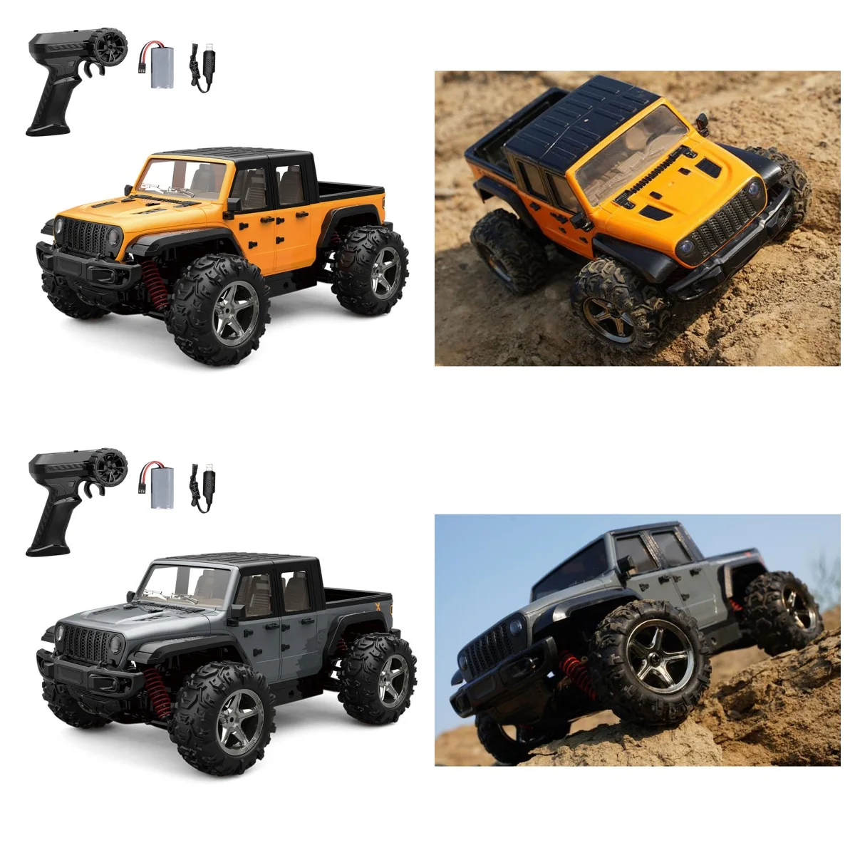 

1/20 RC Высокоскоростной пикап C8819 4WD 2.4G Пульт дистанционного управления Внедорожник Подъемное колесо Светодиодные фонари Мотор RTR Автомобиль для взрослых