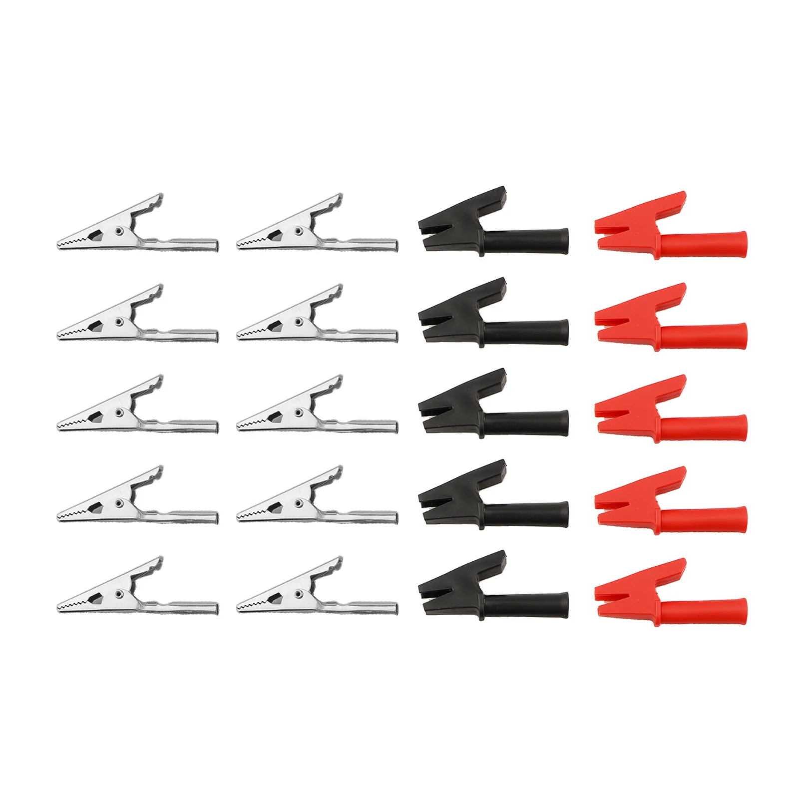 About 6x4x4cm Crocodile Clips 10pcs Electrical Crocodile Clips Battery Connectors High Conductivity Strong Spring Mechanism