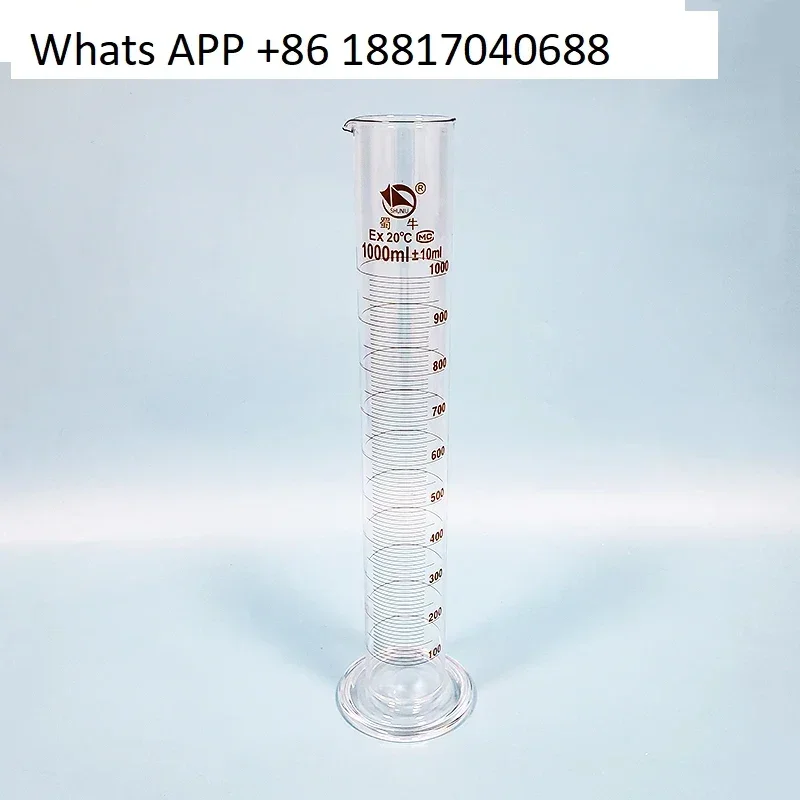 

High borosilicate glass measuring cylinder,Capacity 1000ml