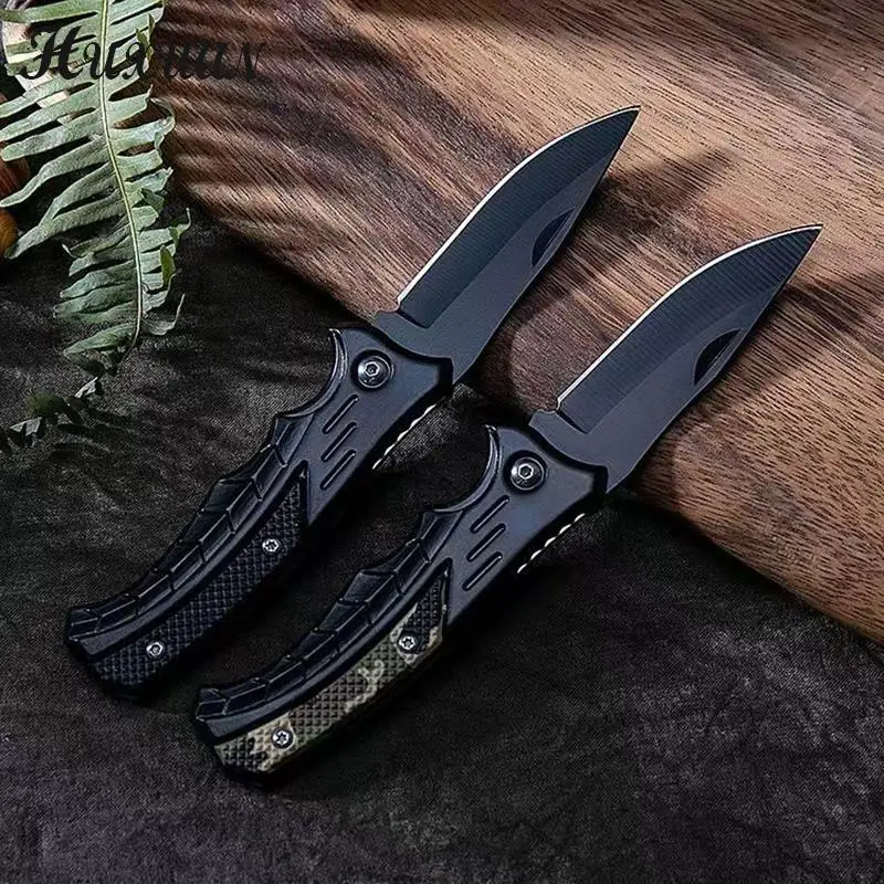 1pc Portable Folding Knife Outdoor Camping Survival Knife Stainless Steel Knife Multitool Pocketknives EDC Knives Box Cutter