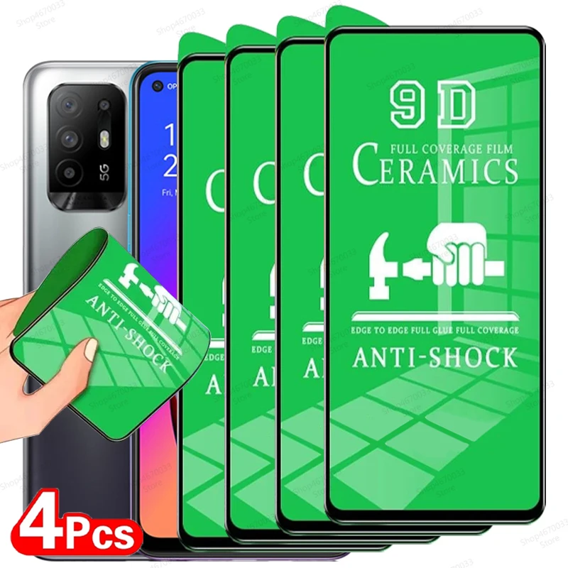 

4PCS HD Ceramic Film For OPPO A96 A95 A94 A93 A92 A91 A76 A74 A73 A54 A53 A33 Screen Protector For OPPO A31 A17 A16K A16 A15 A12